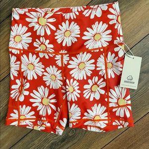 Feed Me Fight Me Daisy Chain Biker Shorts